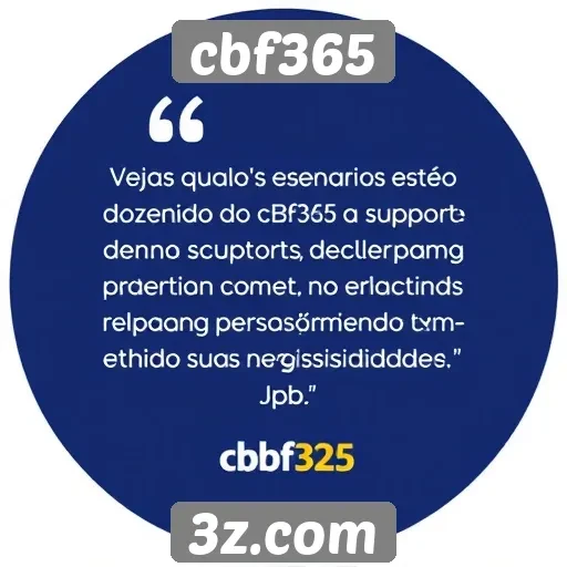 Opiniões de usuários sobre o suporte do cbf365