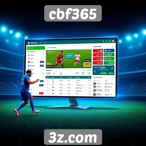 funcionalidades inovadoras do site cbf365